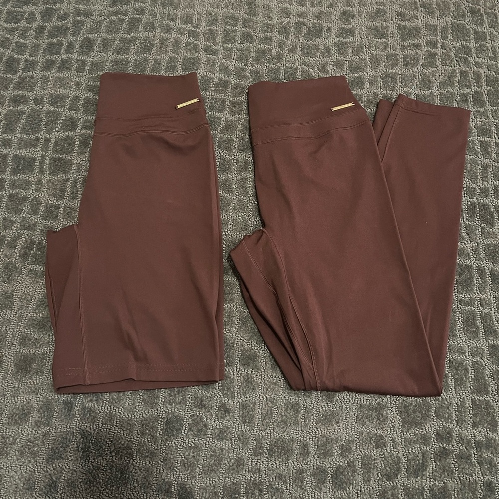 Gymshark x Whitney Simmons Biker Shorts & Leggings size Medium in Rekindle Brown